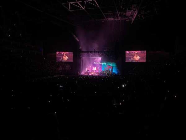 The O2, London, section: 108, row: S, seat: 247