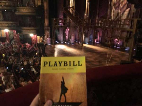 Richard Rodgers Theatre, section: Box E, row: 1, seat: 2