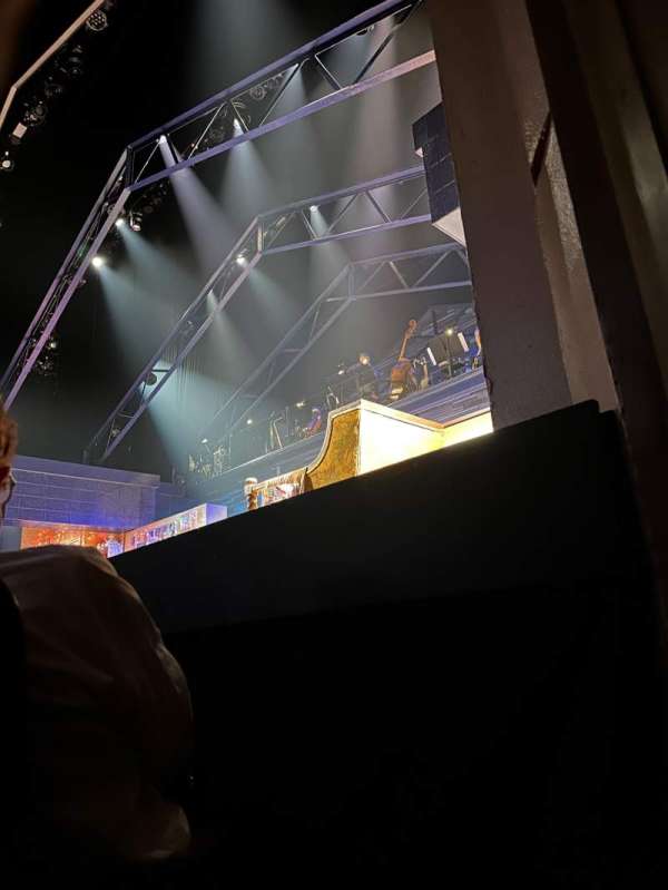 Booth Theatre, section: Orchestra C, row: A, seat: 112
