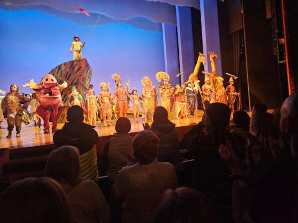 Minskoff Theatre, section: Orchestra C, row: D, seat: 101-104