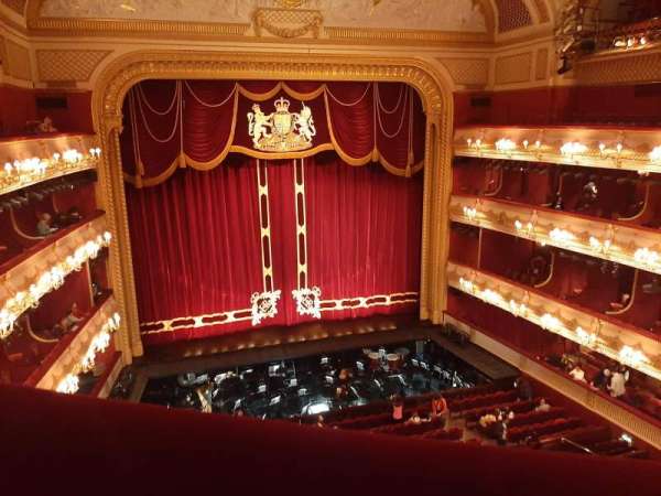 Royal Opera House, section: Amphitheatre, row: A, seat: 49