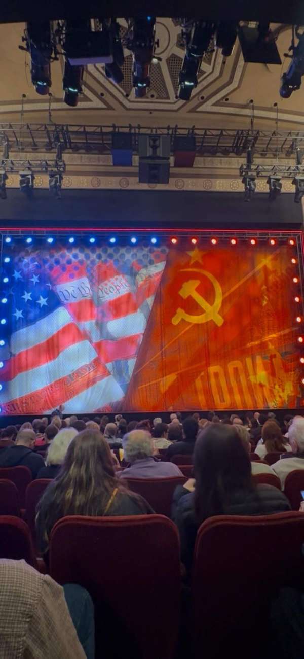Imperial Theatre, section: Orchestra C, row: L, seat: 106