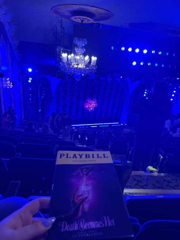 Lunt-Fontanne Theatre, section: Middle Mezzanine L, row: K, seat: 5