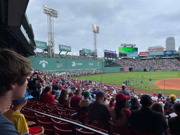 Fenway Park, section: Grandstand 27, row: 2, seat: 4