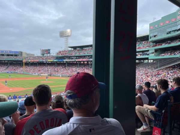 Fenway Park, section: Grandstand 27, row: 2, seat: 4