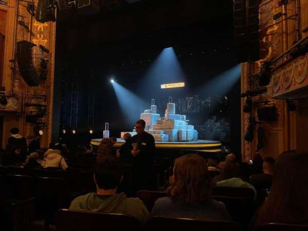 Longacre Theatre, section: Orchestra R, row: M, seat: 5