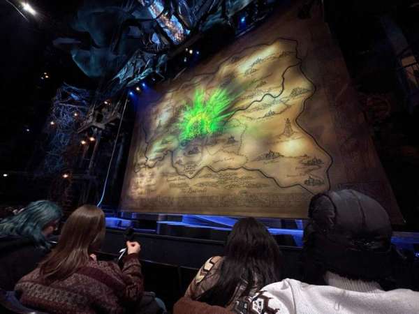 Gershwin Theatre, section: Orchestra C, row: DD, seat: 118
