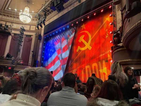 Imperial Theatre, section: Orchestra R, row: J, seat: 22