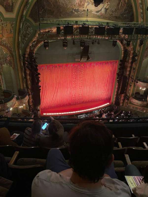 New Amsterdam Theatre, section: Balcony L, row: E, seat: 15