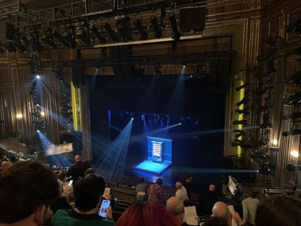 Nederlander Theatre, section: Mezzanine R, row: K, seat: 20