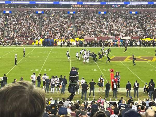 Northwest Stadium, section: 123, row: 25, seat: 3