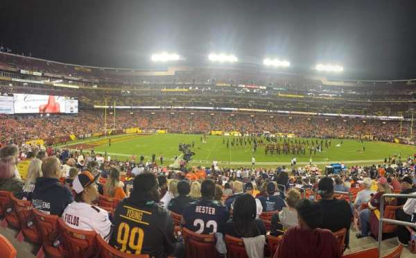 Northwest Stadium, section: 123, row: 25, seat: 3