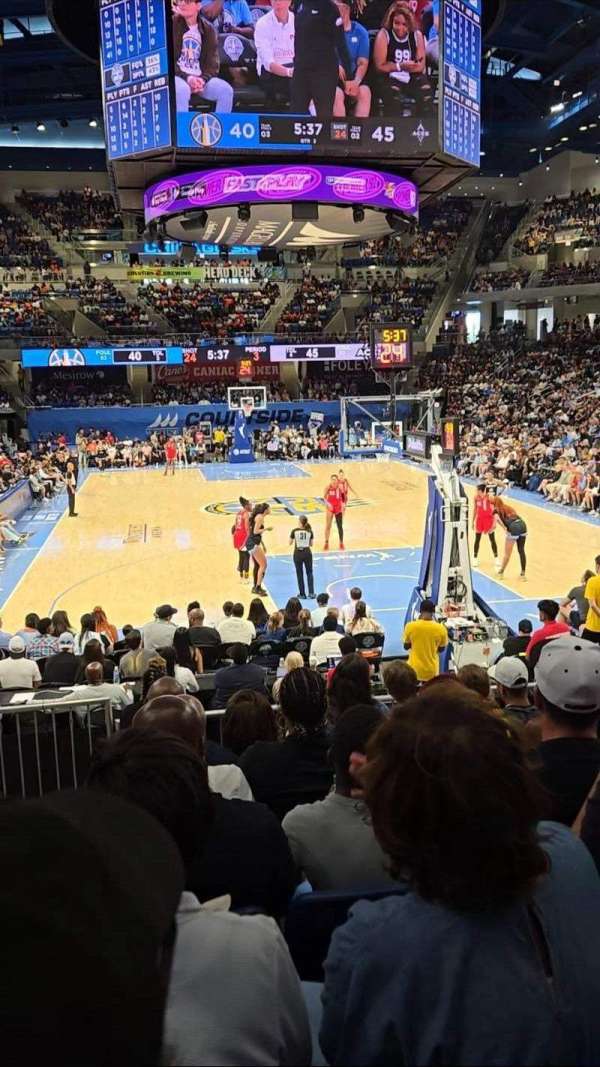 Wintrust Arena, section: 102, row: G, seat: 20
