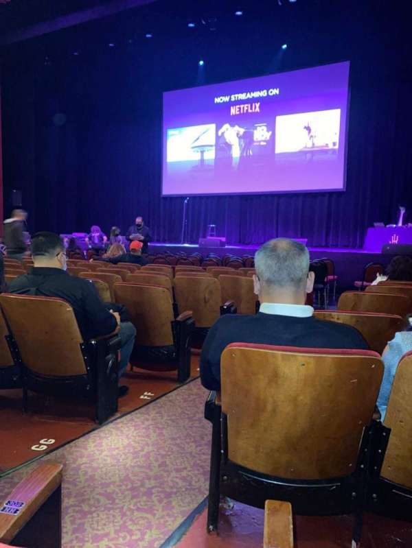 Chicago Theatre, section: MNFL3R, row: JJ, seat: 302