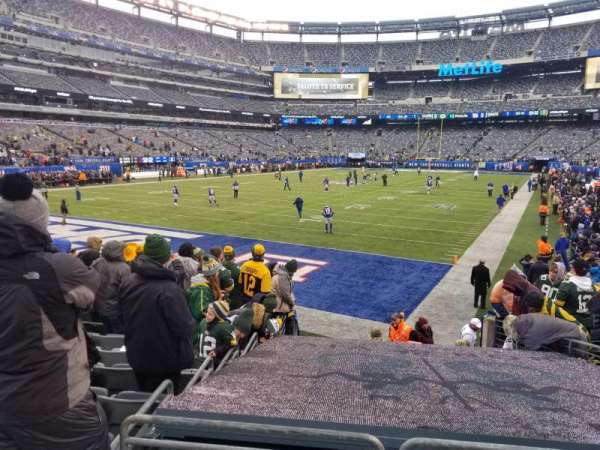 MetLife Stadium, section: 123, row: 12, seat: 7