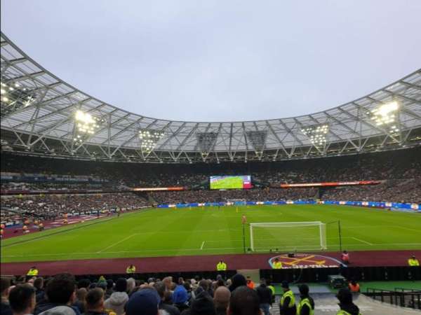 London Stadium, section: 120, row: 22, seat: 55