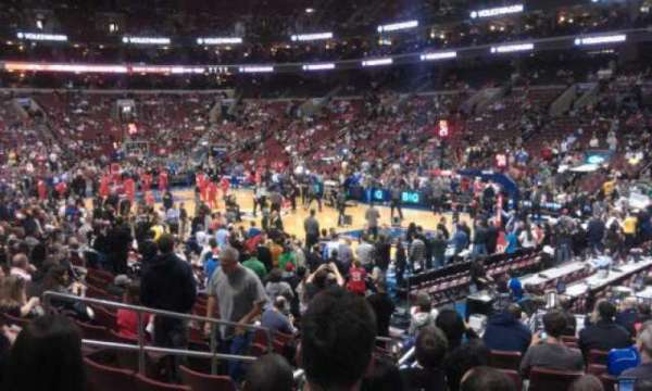 Xfinity Mobile Arena, section: 116, row: 14, seat: 10