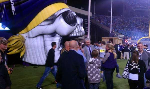 Dowdy-Ficklen Stadium, section: field, row: endzone