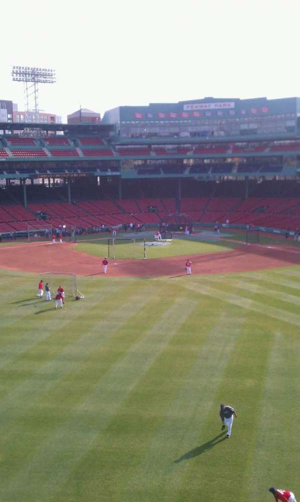 Fenway Park, section: Green Monster 7, row: 1, seat: 3
