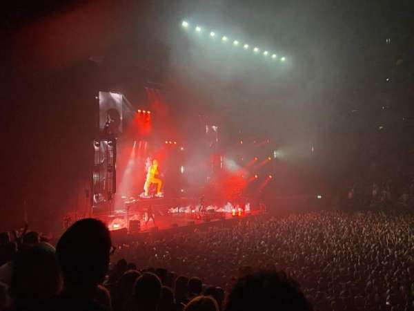 The O2, London, section: 102, row: P, seat: 58