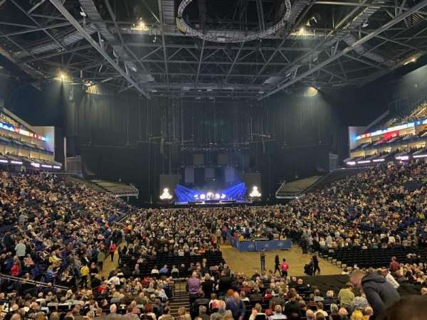 The O2, London, section: 106, row: T, seat: 184