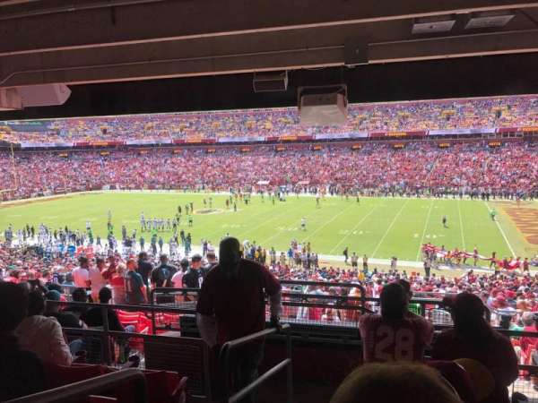 Northwest Stadium, section: 218, row: 12, seat: 24
