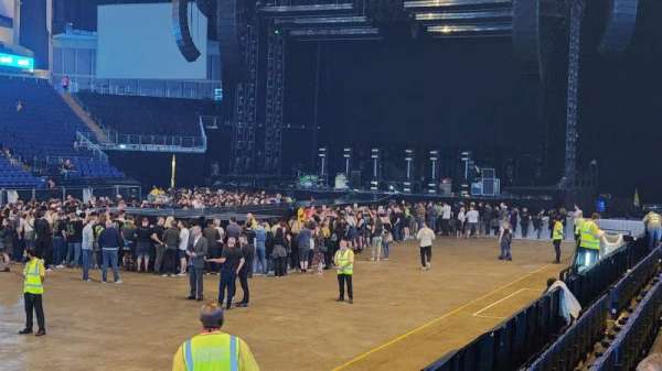 The O2, London, section: 110, row: G, seat: 281