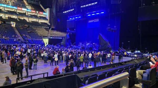 The O2, London, section: 111, row: H, seat: 357