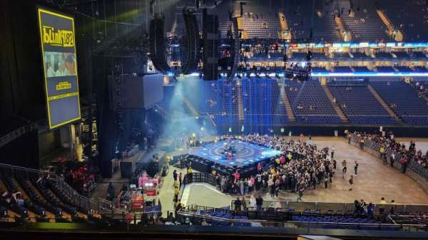 The O2, London, section: 203, row: 1, seat: 17