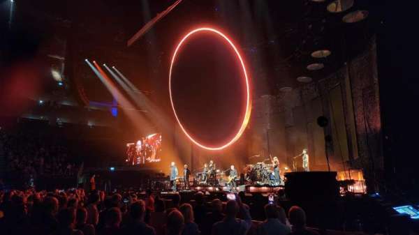 The O2, London, section: 112, row: A, seat: 374