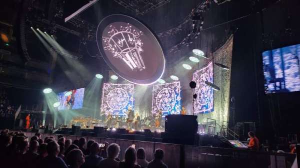 The O2, London, section: 112, row: A, seat: 374