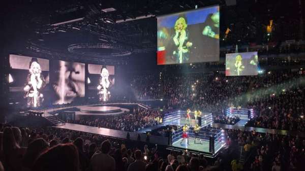 The O2, London, section: 102, row: Q, seat: 62