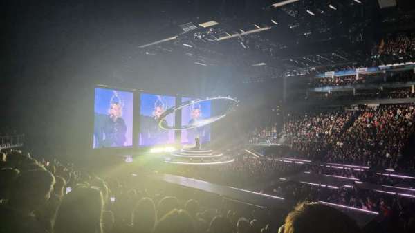 The O2, London, section: 102, row: Q, seat: 62