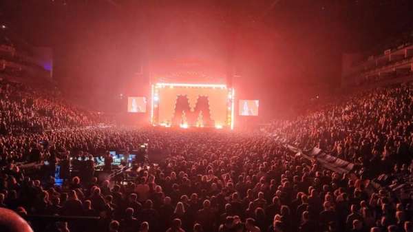 The O2, London, section: 107, row: K, seat: 221