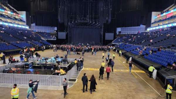 The O2, London, section: 107, row: K, seat: 221
