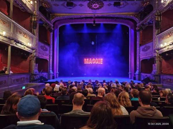 Bristol Old Vic, section: Dress Circle, row: A, seat: 21