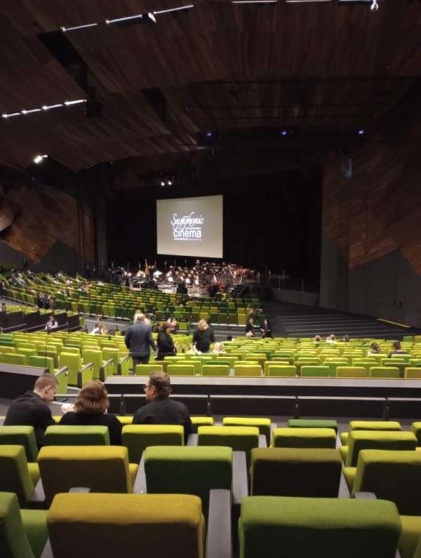 Plenary Theatre, section: FTS, row: Y, seat: 168