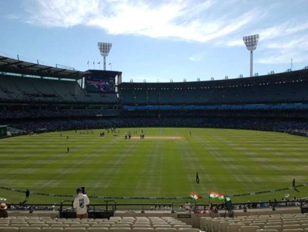 Melbourne Cricket Ground, section: N33, row: O, seat: 3