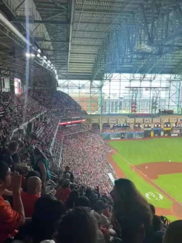 Daikin Park, section: 319, row: 13, seat: 9-11