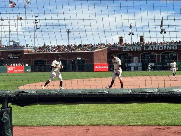 Oracle Park, section: 125, row: 1, seat: 6
