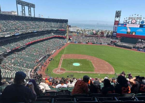 Oracle Park, section: VR310, row: 15, seat: 16