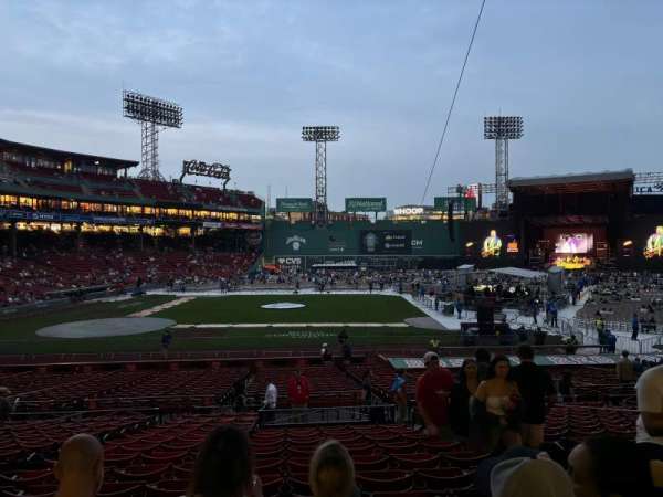 Fenway Park, section: Grandstand 16, row: 3, seat: 4