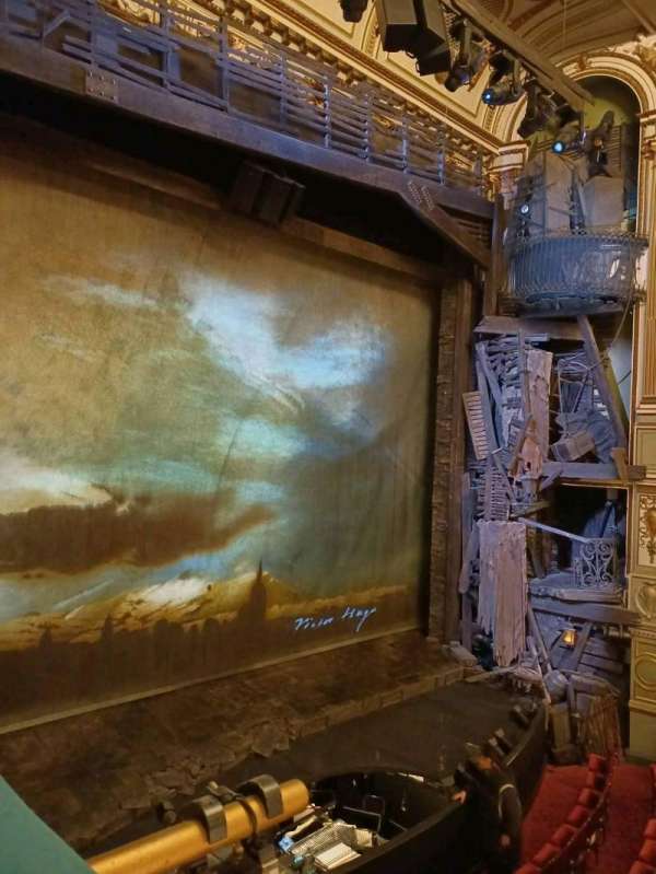 Sondheim Theatre, West End, section: Dress Circle, row: AA, seat: 25