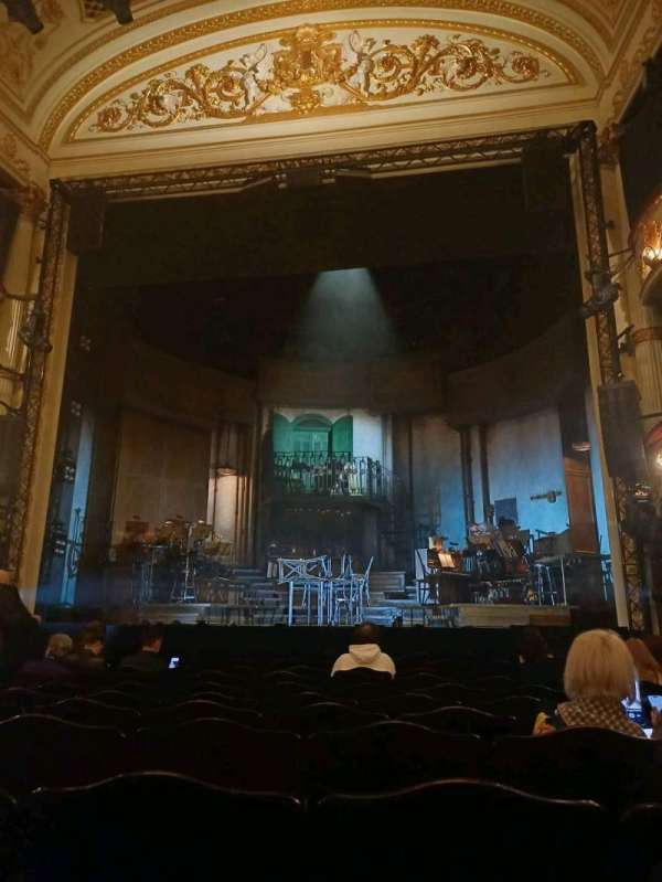 Lyric Theatre, West End, section: stalls, row: M, seat: 9