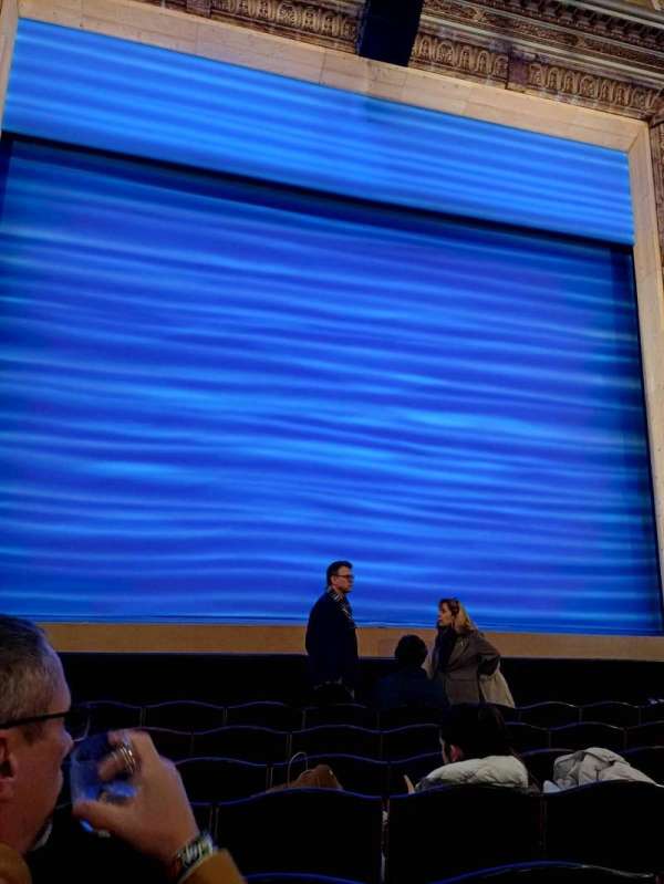 Novello Theatre, section: Stalls, row: J, seat: 19