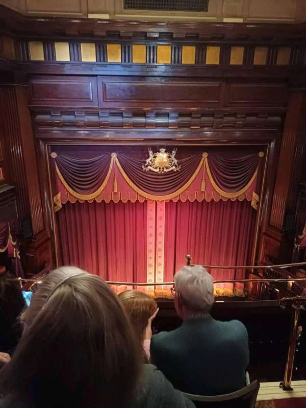 St. Martins Theatre, section: Upper Circle, row: D, seat: 9
