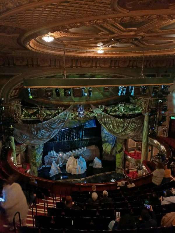His Majesty's Theatre, London, section: Balcony, row: A, seat: 27