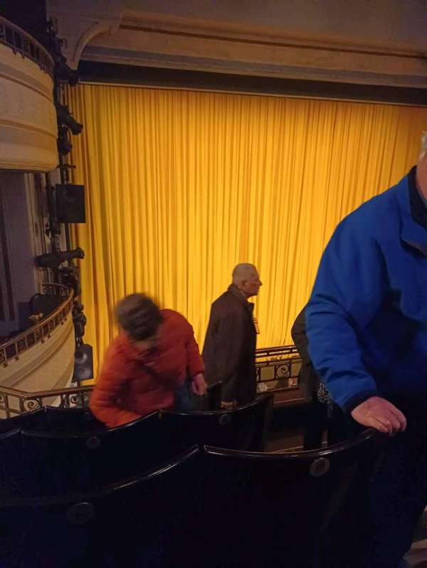 Fortune Theatre, section: Dress Circle, row: E, seat: 4