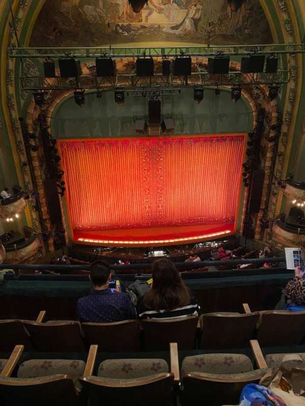 New Amsterdam Theatre, section: Balcony C, row: D, seat: 111