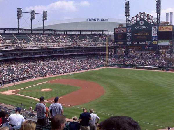 Comerica Park, section: 215, row: 3, seat: 8